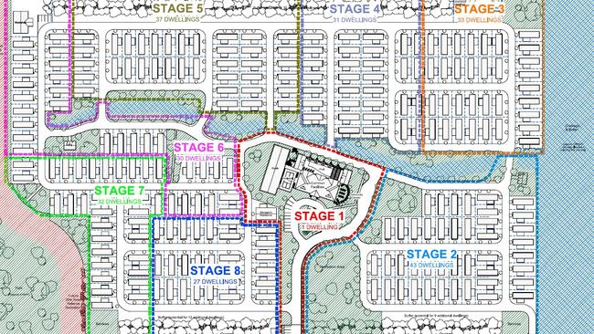 If approved, the development will be built in 10 stages on a 14.7ha parcel of land in Woongarra bounded by Bundaberg Ring Rd, Chards Rd, McCarthy Rd and Elliot Heads Rd.