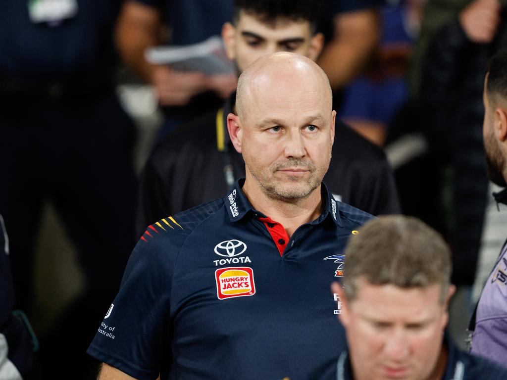 Matthew Nicks said Rankine’s influence might be what the doctor ordered for the Crows’ midfield. Picture: Dylan Burns/AFL Photos via Getty Images.