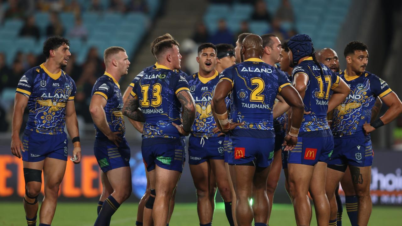 The Eels acknowledge that their defence isn’t up to standard. Picture: Jason McCawley/Getty Images