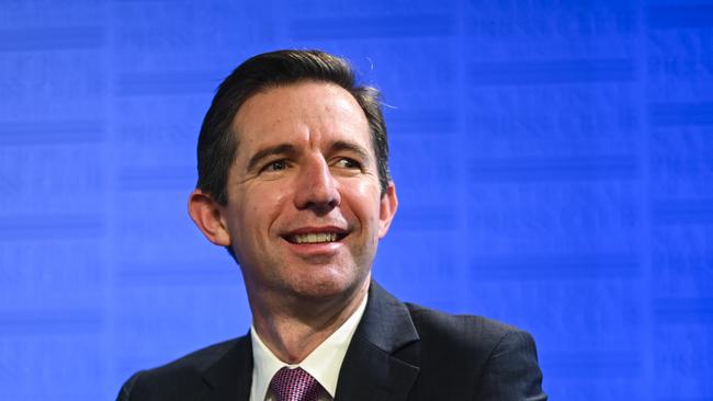 Trade Minister Simon Birmingham has taken aim at “inconsistent and disproportionate” border restrictions. Picture: AAP/Lukas Coch