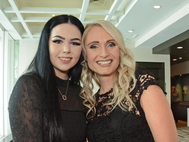 Mollie Auld and Danyell Schouten at St Hilda’s Foundation Legacy Lunch at Sheraton Mirage, Main Beach. Picture: Regina King