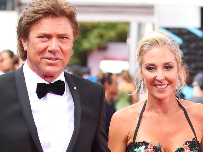 SYDNEY, AUSTRALIA - NOVEMBER 28:  Richard Wilkins and Virginia Burmeister arrive for the 31st Annual ARIA Awards 2017 at The Star on November 28, 2017 in Sydney, Australia.  (Photo by Scott Barbour/Getty Images for ARIA )