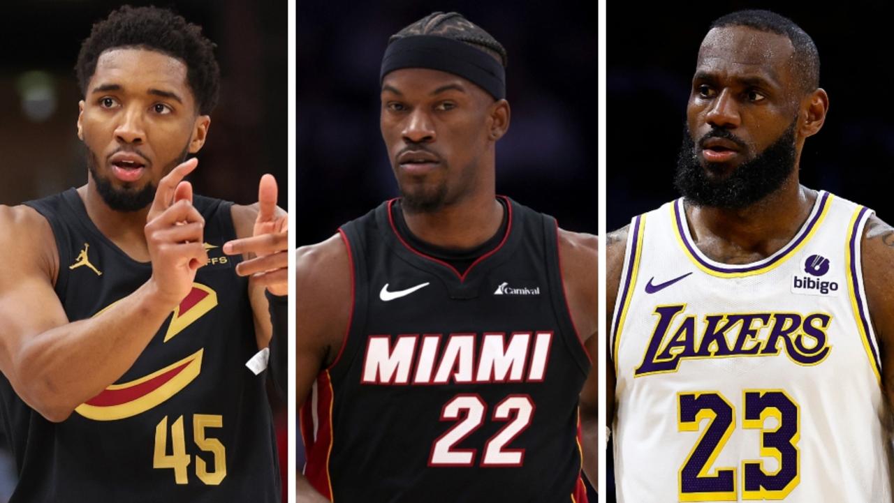 Donovan Mitchell, Jimmy Butler and LeBron James.