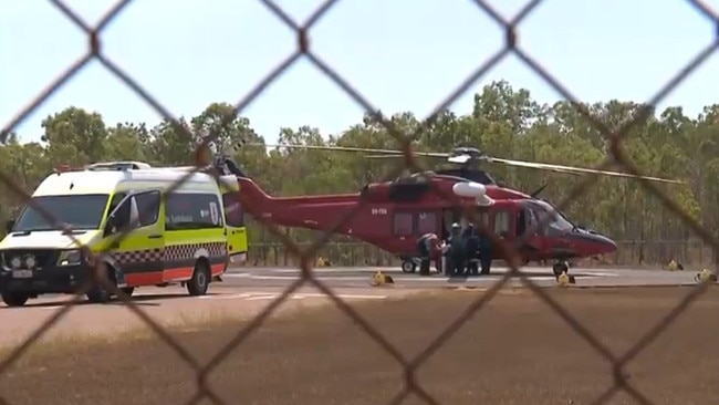 Three Marines remain in Royal Darwin Hospital, with one in critical condition and two in stable condition. Picture: Sky News