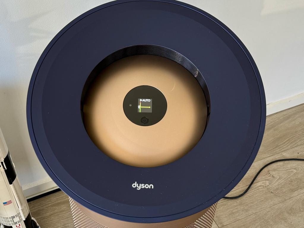 Dyson’s Big+Quiet uses “Cone Aerodynamics” to send clean air across a bigger space. Picture: Alice Clarke.