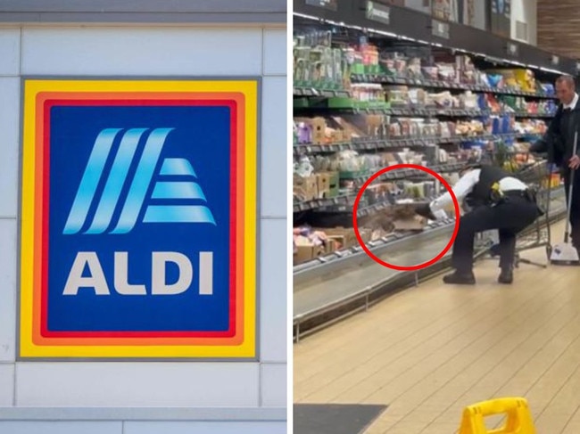 Shoppers were stunned after an animal was found at Aldi. Picture: X/@barstoolsports