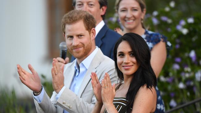 Prince Harry, Duke of Sussex and Meghan, Duchess of Sussex in Cape Town, South Africa. (Photo by Facundo Arrizabalaga - Pool/Getty Images)