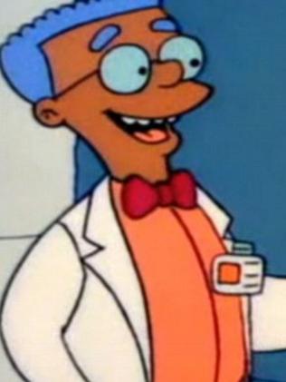 Oops ... Smithers was coloured in wrong and never changed due to financial reasons. Picture: Fox