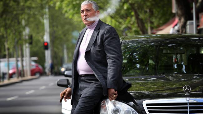 Mick Gatto in Carlton.