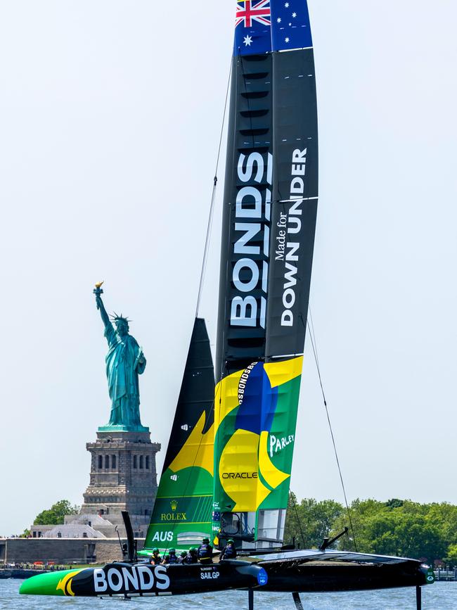 Award-winning actors Hugh Jackman and Ryan Reynolds have joined forces with Australia’s SailGP champions.