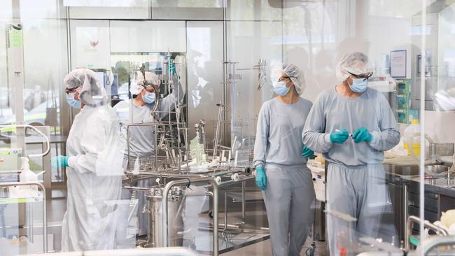 Unions fear the loss of pharmaceutical manufacturing skills will reduce Australia’s capacity to produce it’s own drugs and vaccines in any future pandemics or emergencies. Picture: Getty