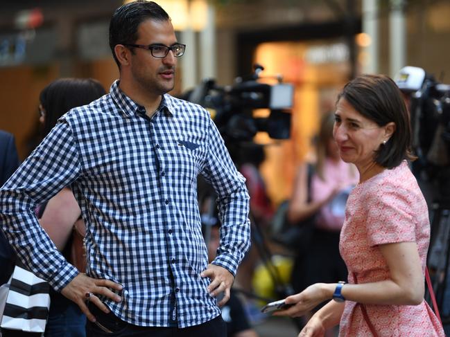 Ehssan Veiszadeh, known as the ‘blocker’ in media circles, is leaving his job as NSW Premier Gladys Berejiklian’s media director for a new role as director of strategy. Picture: Sam Mooy