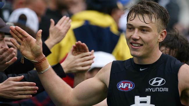 Patrick Cripps ... almost an A-grader. Picture: Wayne Ludbey