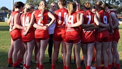 Gippsland Power's under-18 team last year. Picture: Gippsland Power.