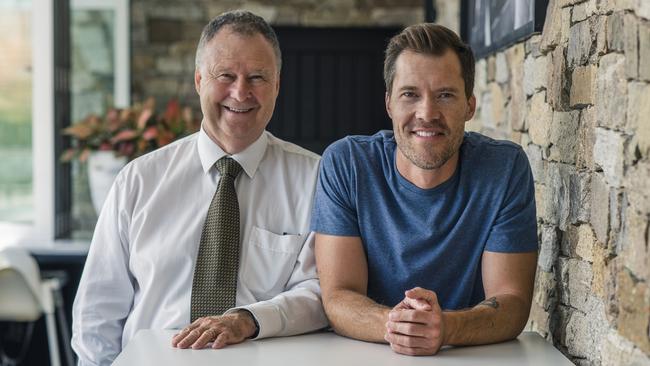 Bill Wight, (left) and Andrew Wight, father-and-son team behind divorce app Adieu.