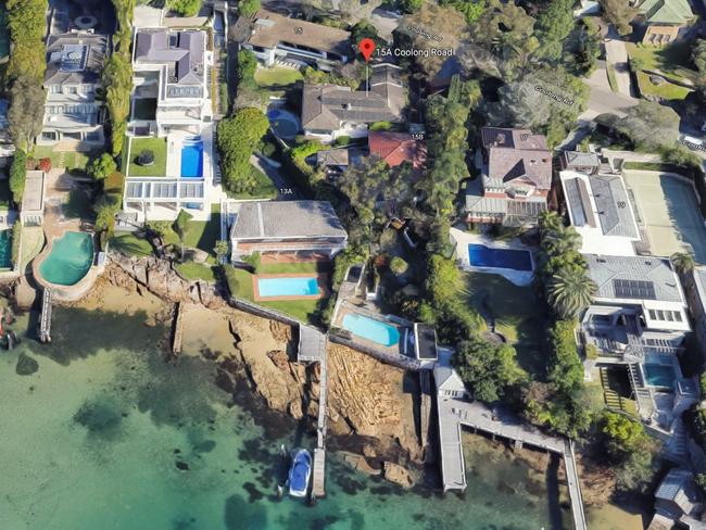 Mr Kamenev had planned to demolish four properties on Coolong Rd, Vaucluse to build his grand mansion.