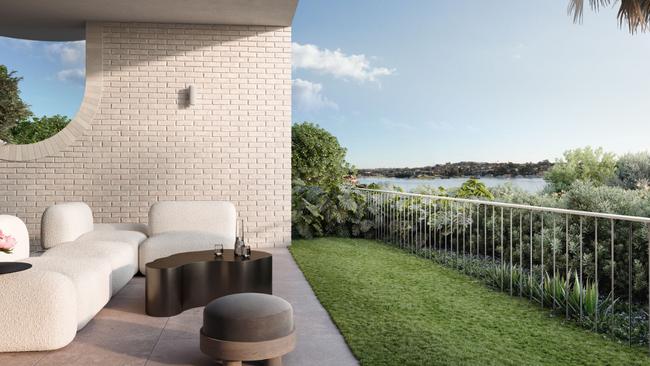 Artist impressions of the Corsa Mortlake apartments.