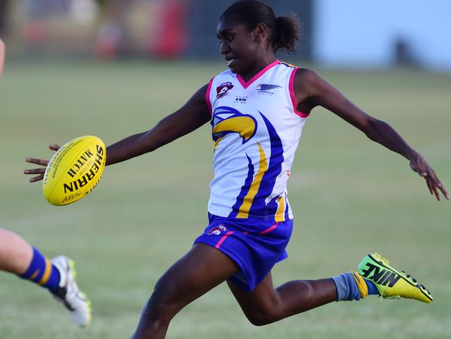 Delma Gisu playing for Townsville. Pic: Evan Morgan