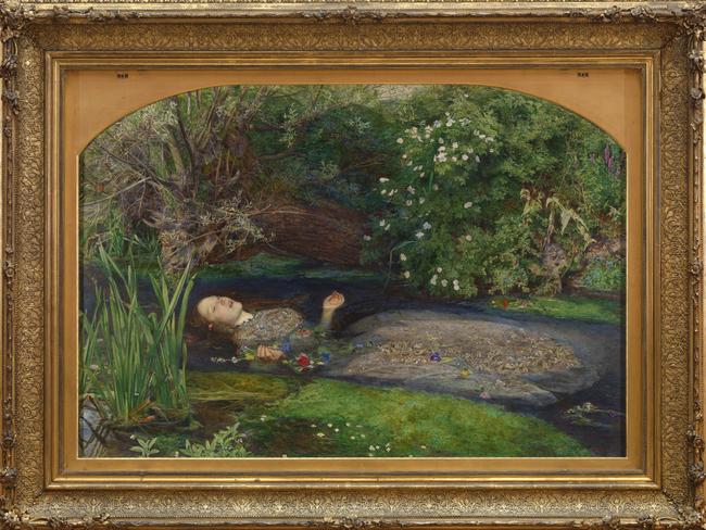 John Everett Millais Ophelia 1851-52 oil on canvas Tate (c) Tate, London 2018 320332. For use with historical article by Elizabeth Fortescue