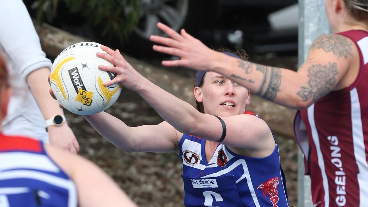 A Grade netball GDFL: Bell Post Hill v East Geelong Bell Post Hill centre Kaytlyn Stone Picture: Mark Wilson