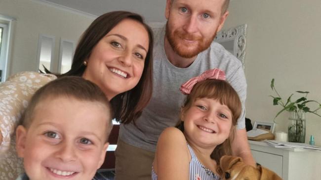 Much-loved dad Chris Leigh died after a freak accident at home leaving behind his wife Mirela, son Calum and daughter Miranda. Pictures: Contributed