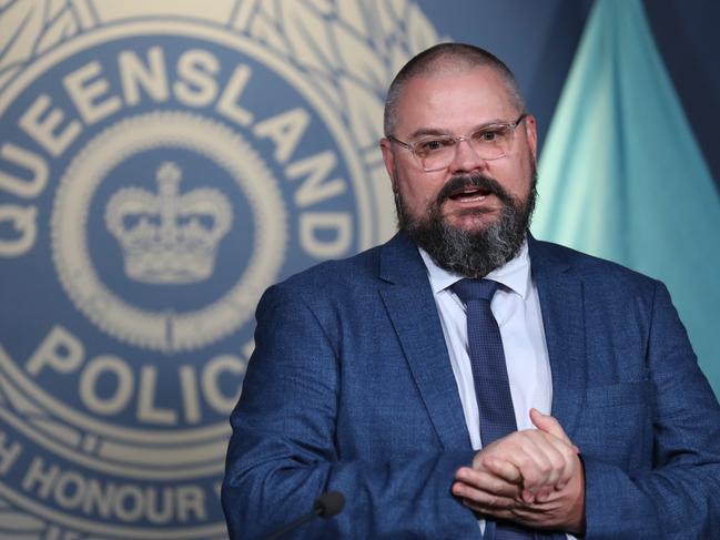 Homicide investigation, Detective Superintendent Tony Fleming will address media this morning in relation to the homicide investigation in Brisbane City last night.Pic Annette Dew