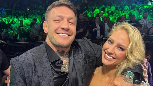 Ebanie Bridges and Conor McGregor