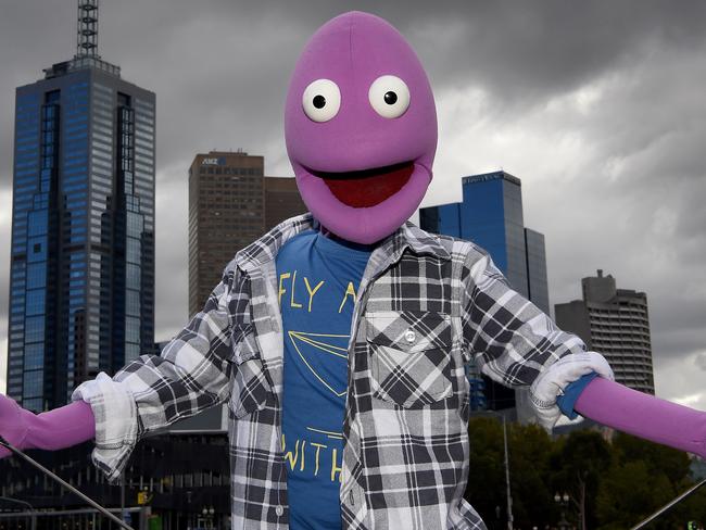 Randy the foul-mouthed puppet is off to the Big Apple. Picture: Nicole Garmston