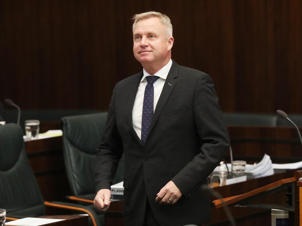 Premier Jeremy Rockliff. Question time in the Tasmanian parliament. Picture: Nikki Davis-Jones