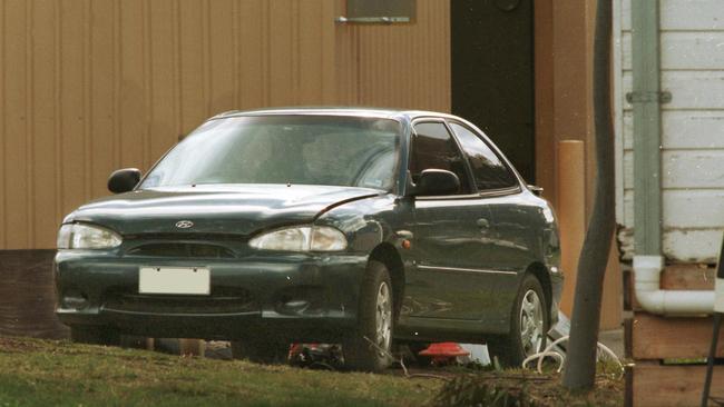 The car officers Silk and Miller intercepted before being ambushed. Picture: Trevor Pinder