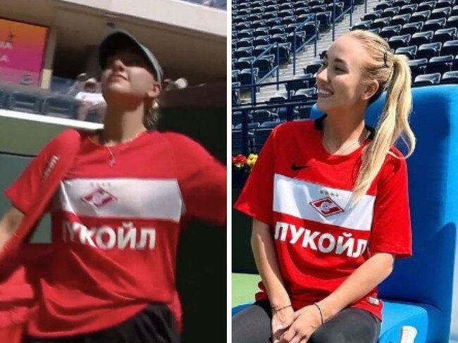 This Russian soccer jersey caused trouble.