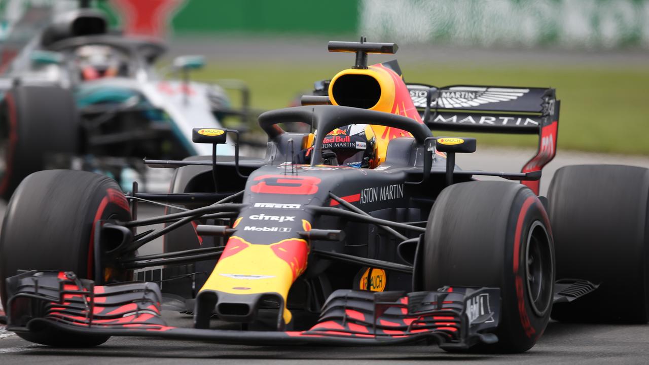 Daniel Ricciardo on track during the Canadian Grand Prix.