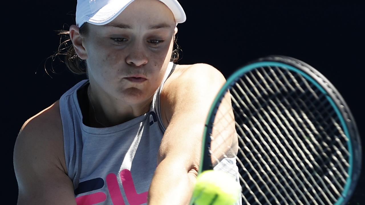 Barty will play a qualifier in the first round before a likely match up with Varvara Gracheva in the second round. Picture: Darrian Traynor/Getty Images