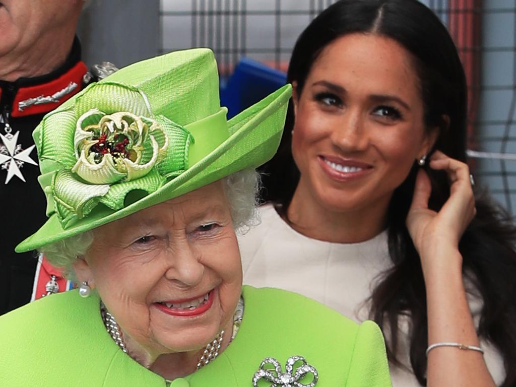 The Queen was reportedly unimpressed with Meghan’s pre-wedding behaviour. Picture: Peter Byrne – WPA Pool/Getty Images