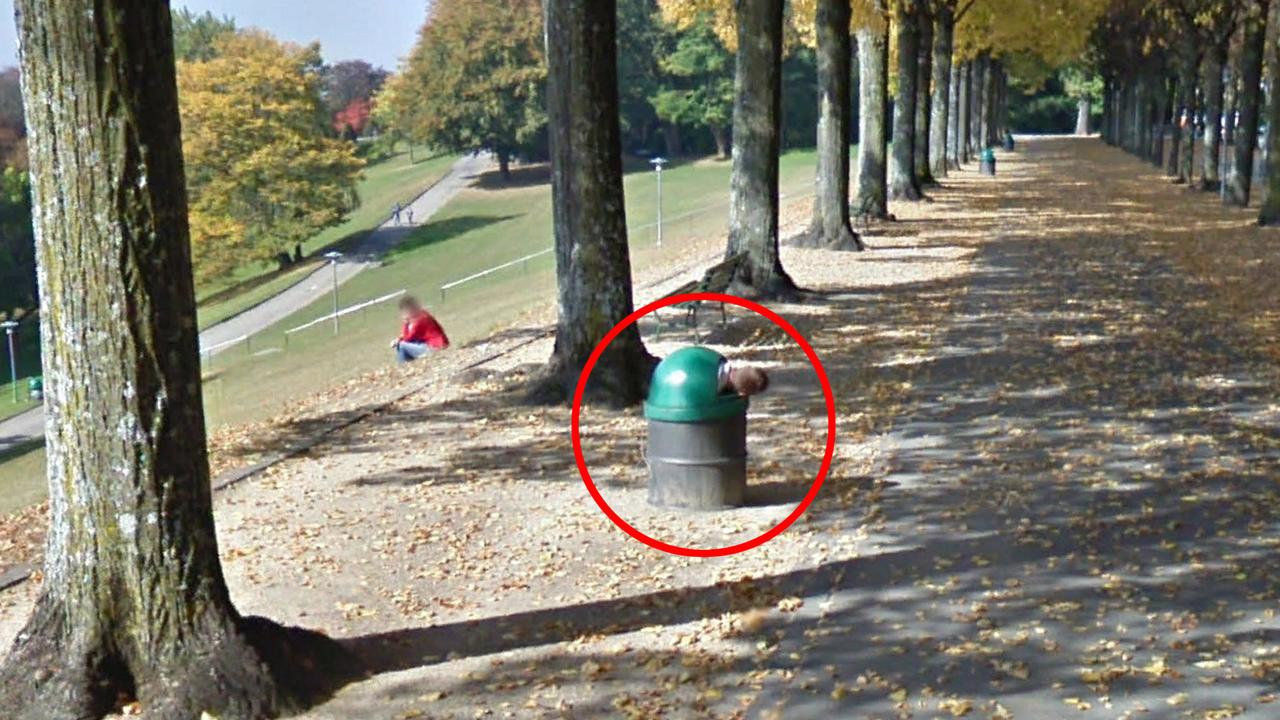 The bizarre image found on Google Maps.