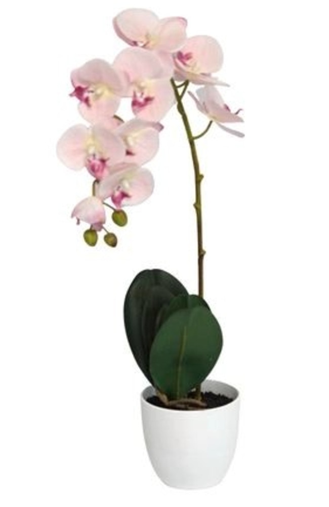 Artificial Light Pink Orchid Artificial Plant at Bunnings. Picture: Supplied