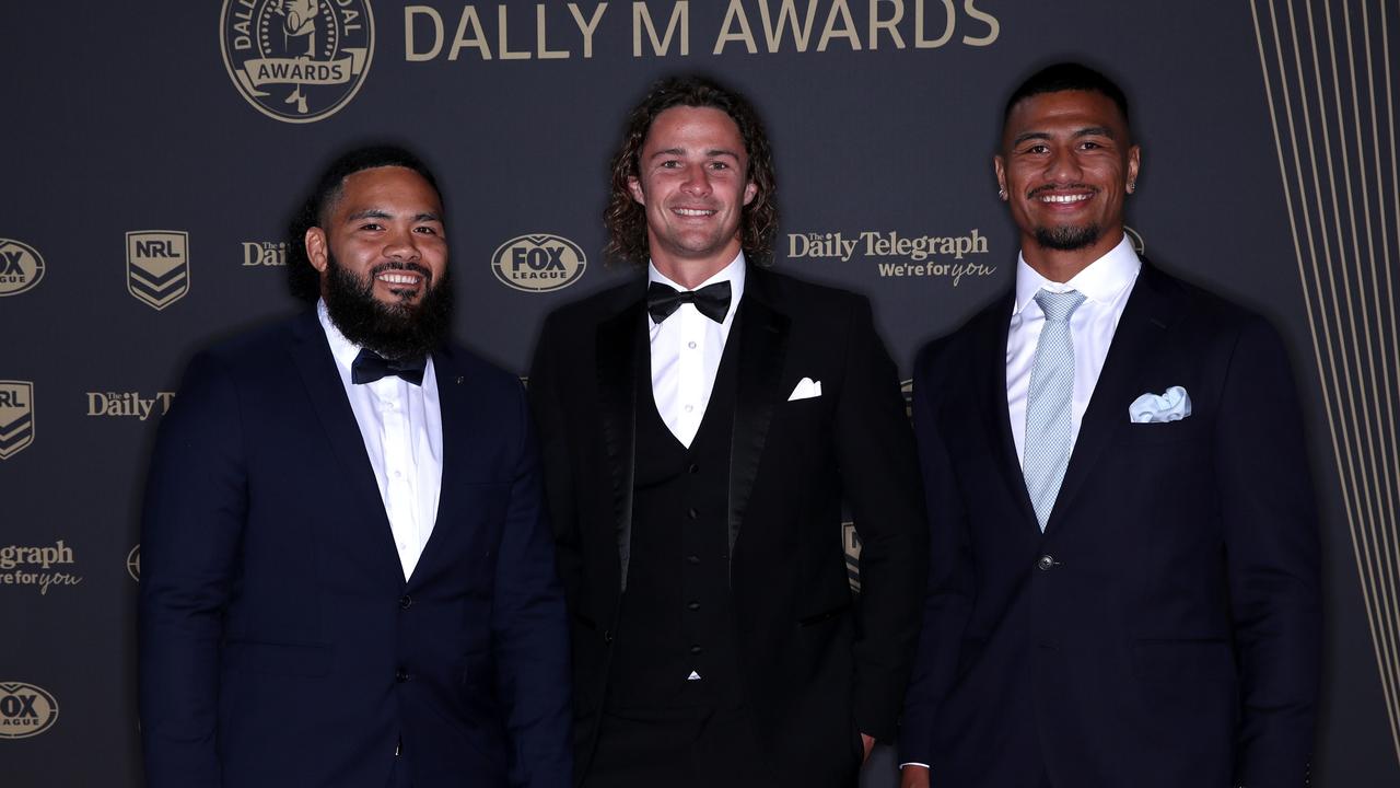 Talakai and Hynes have helped each other on and off the field after going through similar experiences. Picture: Jason McCawley/Getty Images