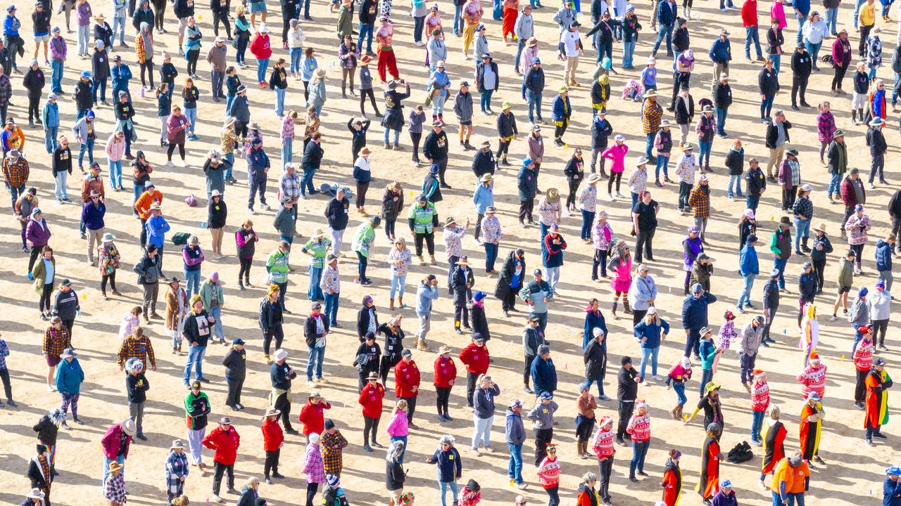 Big Red Bash 2025 World record statue dance set alongside epic Nutbush
