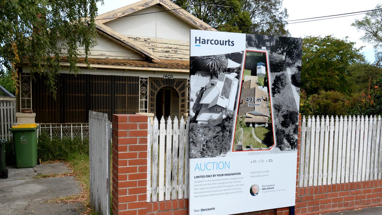 First-home buyers need multiple rate cuts before they will get back into the property market. Picture: NewsWire / Andrew Henshaw