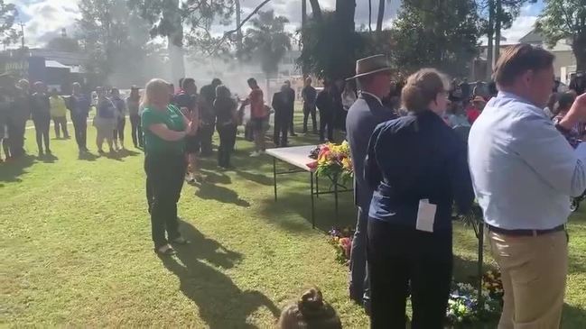 Monument unveiling in Gympie