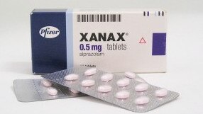 Thousands of Xanax tablets, a form of tranquilliser, were allegedly found in the home to two people on Thursday morning.