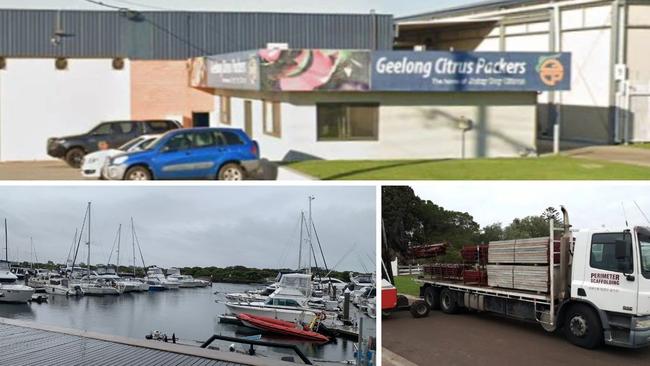 A number of companies have been fined in the Geelong Magistrates' Court.