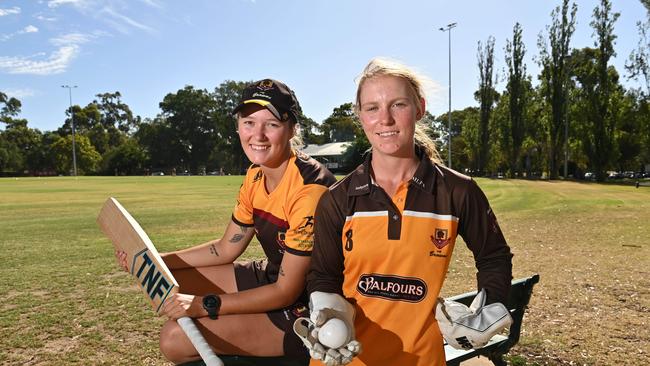 Kensington stars Shae Daly and Rachel Church. Picture: Keryn Stevens