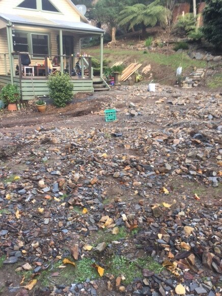 Frank Ryan has found the clean-up overwhelming. Picture: Supplied