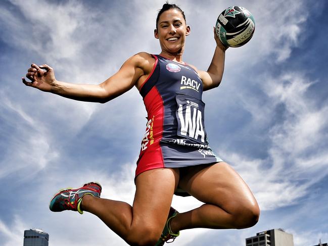 NOTE:ON HOLD FOR VIXENS PREVIEW PIC DURING 2016 SEASON : Melbourne Vixens skipper Madi Robinson. Pic: Michael Klein