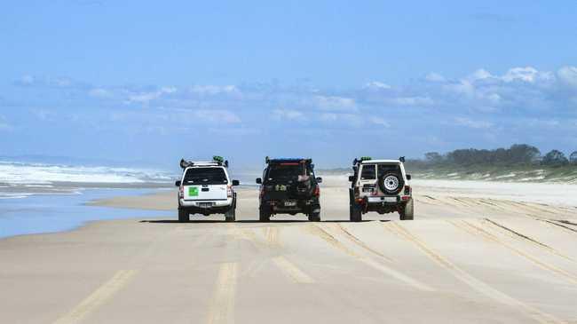 Four-wheel drives will be banned from South Ballina Beach as of March 31. Photo: Discover Ballina.