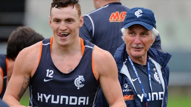 Mitch Robinson didn’t enjoy his time under Mick Malthouse at Carlton.