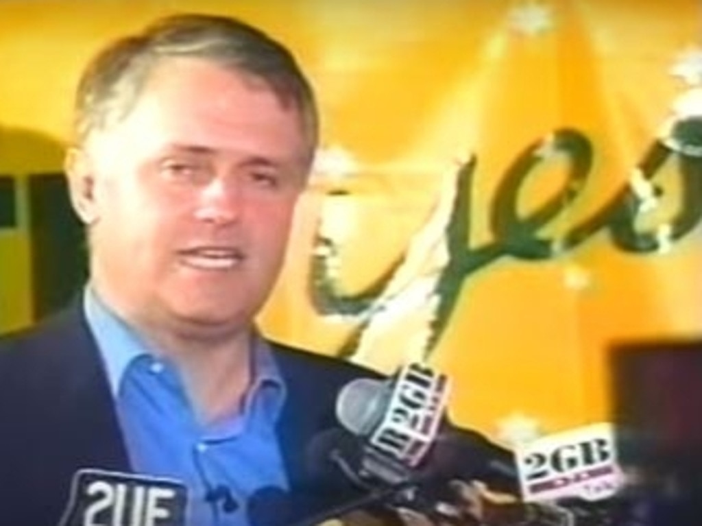 Malcolm Turnbull fronts media after the 1999 republic referendum. Picture: supplied