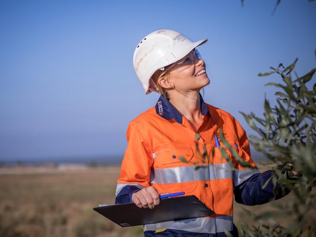 CAREERS: Environmental monitoring at Clermont open cut coal mine, Glencore Australia. Picture: Supplied