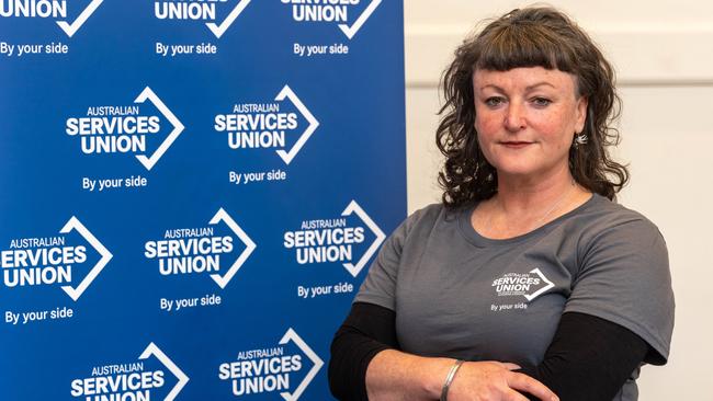 Australian Services Union Tasmanian branch secretary Tash Wark. Picture: Supplied